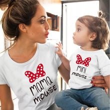 Load image into Gallery viewer, Fashion Family Matching clothes family look mommy and me clothes matching family outfits Daughter Cotton Tops baby girl clothes
