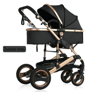 2020 new baby trolley high landscape 3 to 1 baby stroller double faced children free shipping in four seasons in Russia