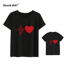 Load image into Gallery viewer, Cute Family Look Matching Clothes Mommy And Me Tshirt Mother Daughter Son Outfits Women Mom T-shirt Baby Girl Boys T Shirt
